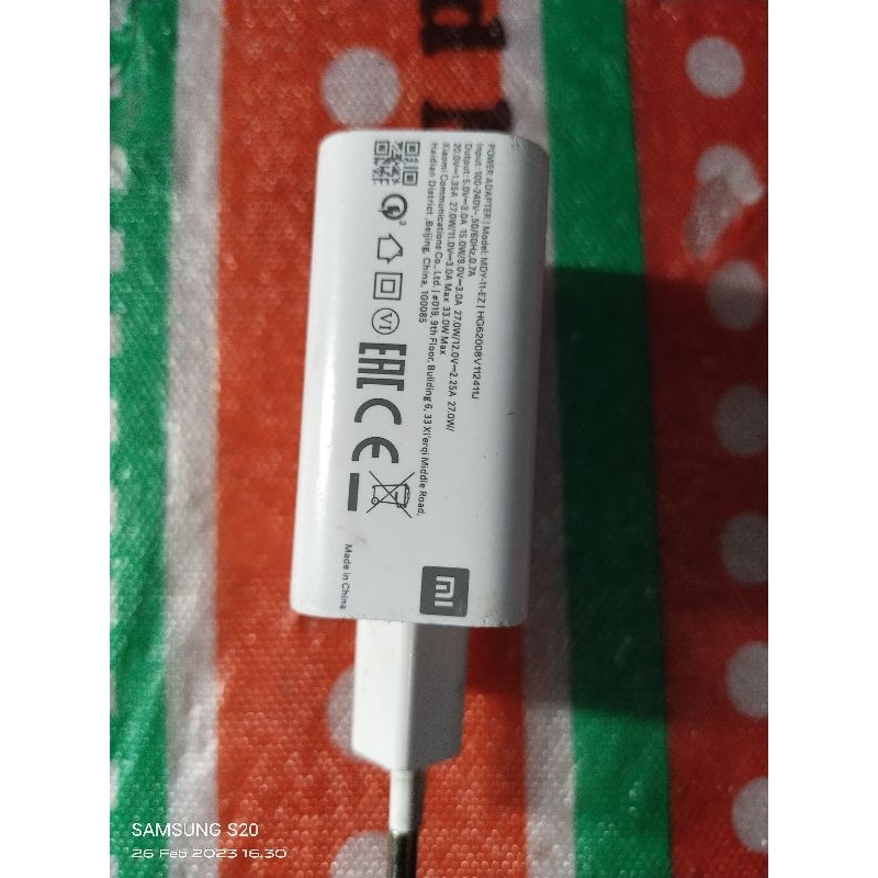 Jual ADAPTOR CASAN XIAOMI ORIGINAL BAWAAN REDMI NOTE 10 | Shopee Indonesia