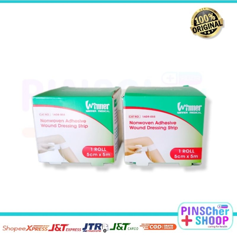 Jual Winner Adhesive Wound Dressing 5cm X 5m Plester Non Woven Sejenis ...