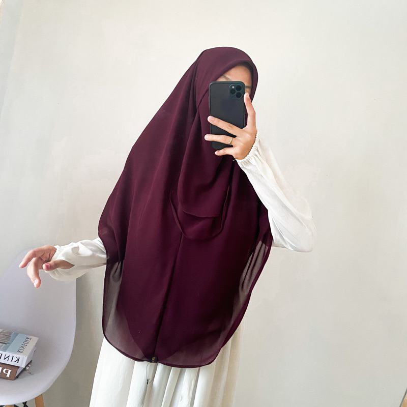 Jual Tsurayya - (Hijab Set Cadar/Hijab Saja) Segiempat Instan Jumbo ...