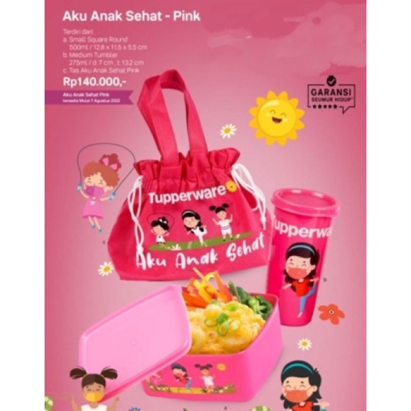 Jual TUPPERWARE - AKU ANAK SEHAT | Shopee Indonesia