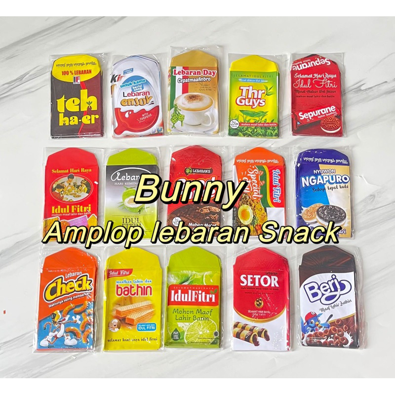 Jual Amplop Lebaran Amplop Lebaran Motif Snack Isi Lembar Ukuran Medium Shopee Indonesia