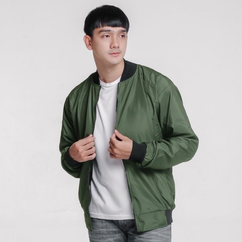 Jual Jaket Bomber Pria Bahan Canvas | Jaket Pria | Jaket Premium ...