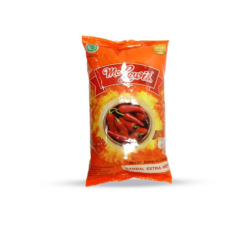 Jual Mc Lewis Chili Sauce Extra Hot 1 Kg Sambal Lewis 1kg Mclewis