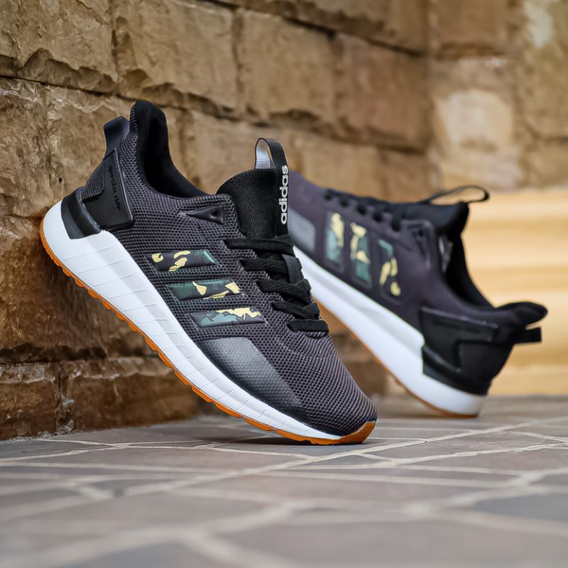 Jual ADIDAS QUESTER RIDE BLACK ARMY TERMURAH | Shopee Indonesia