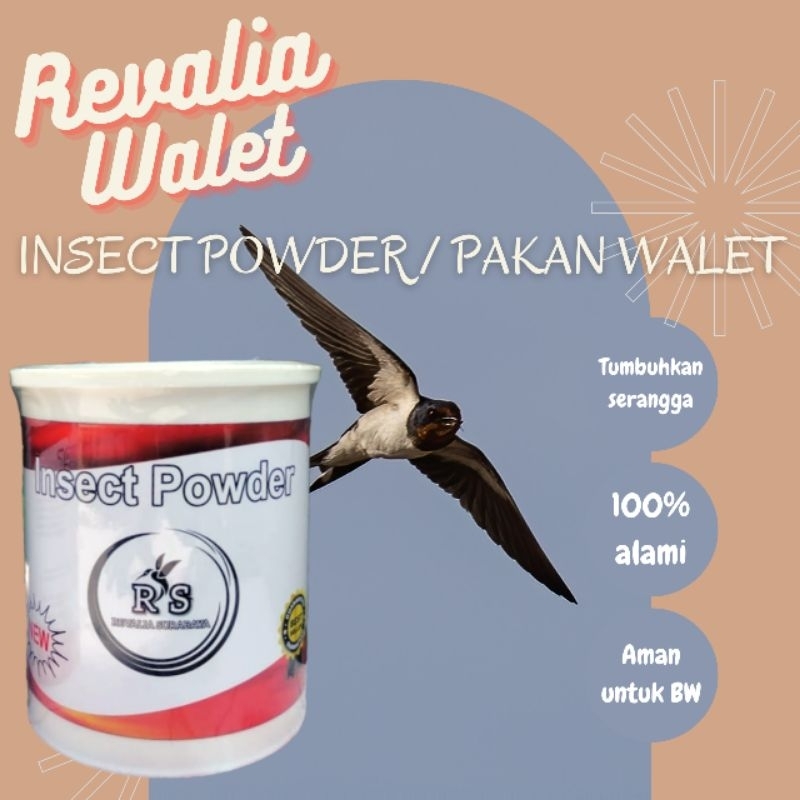 Jual REVALIA WALET - INSECT POWDER | PAKAN WALET | Shopee Indonesia