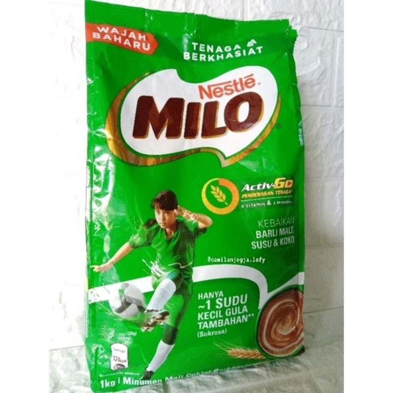 Jual Susu Milo Malaysia 1 Kg Milo Nestle Activ Go Original Product