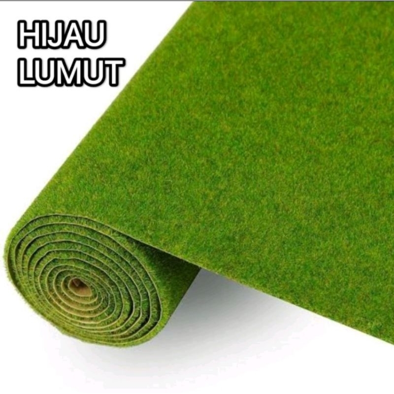 Jual (A4) Rumput Lembar Statis Kecil 20cm x 30cm Alas Maket Diorama ...