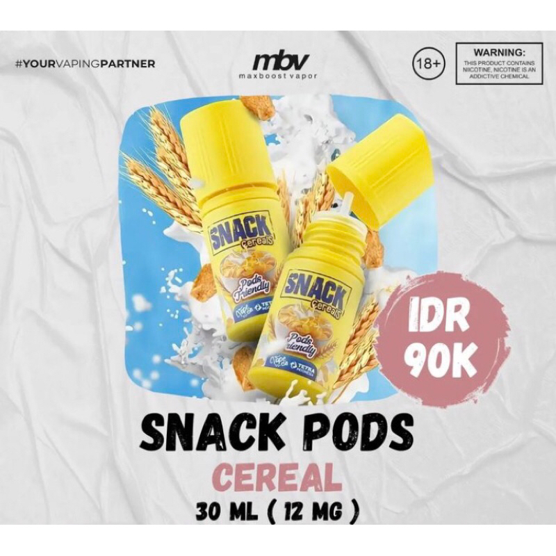 Jual SALTNIC SNACK Cereals Series Original Salt Nic 30ML 12MG