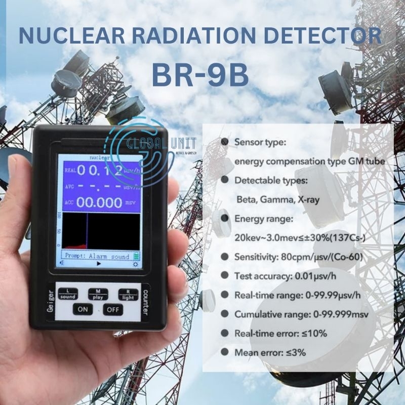 Jual BR9B Nuclear Radiation Detect Geiger Counter Dosimeter Radiasi Nuklir Shopee Indonesia