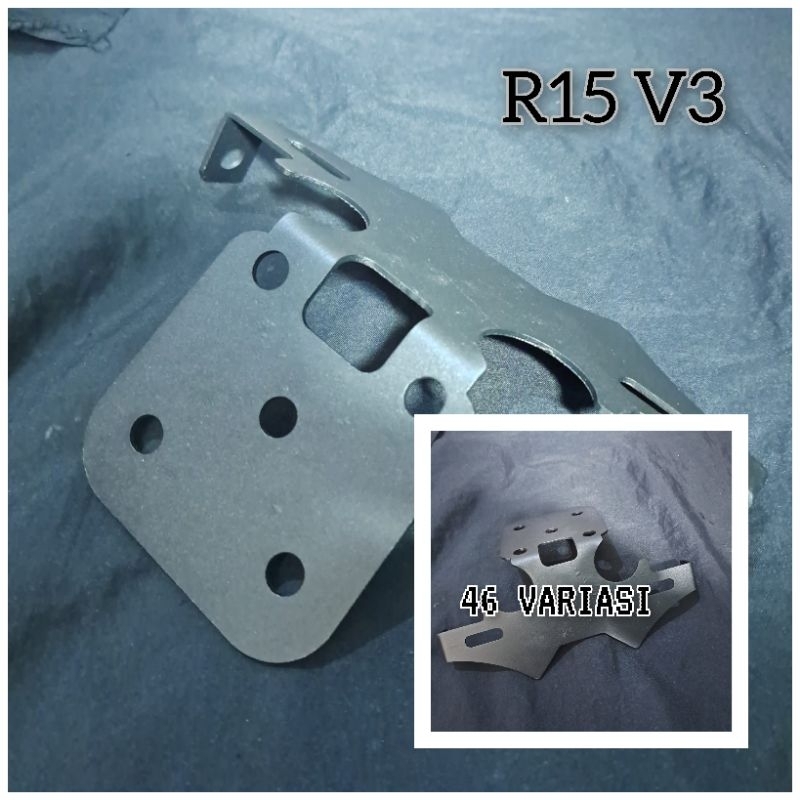 Jual TAILTIDY R15V3 / BREKET PLAT NOMOR BELAKANG R15 V3 / DUDUKAN PLAT ...