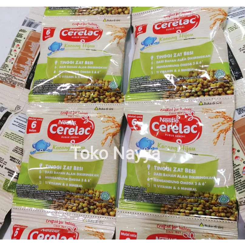 Jual Bubur Bayi Nestle Cerelac Kacang Hijau Mulai 6 Bulan - Pilih ...