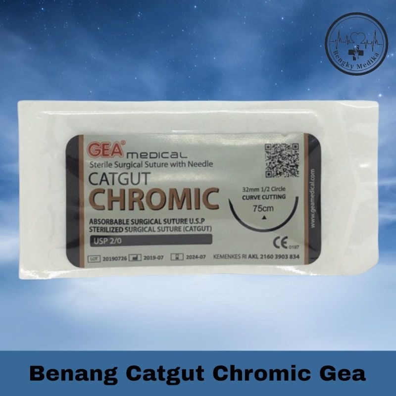 Jual Pcs Benang Catgut Chromic Suture Gea Dan Metric Box