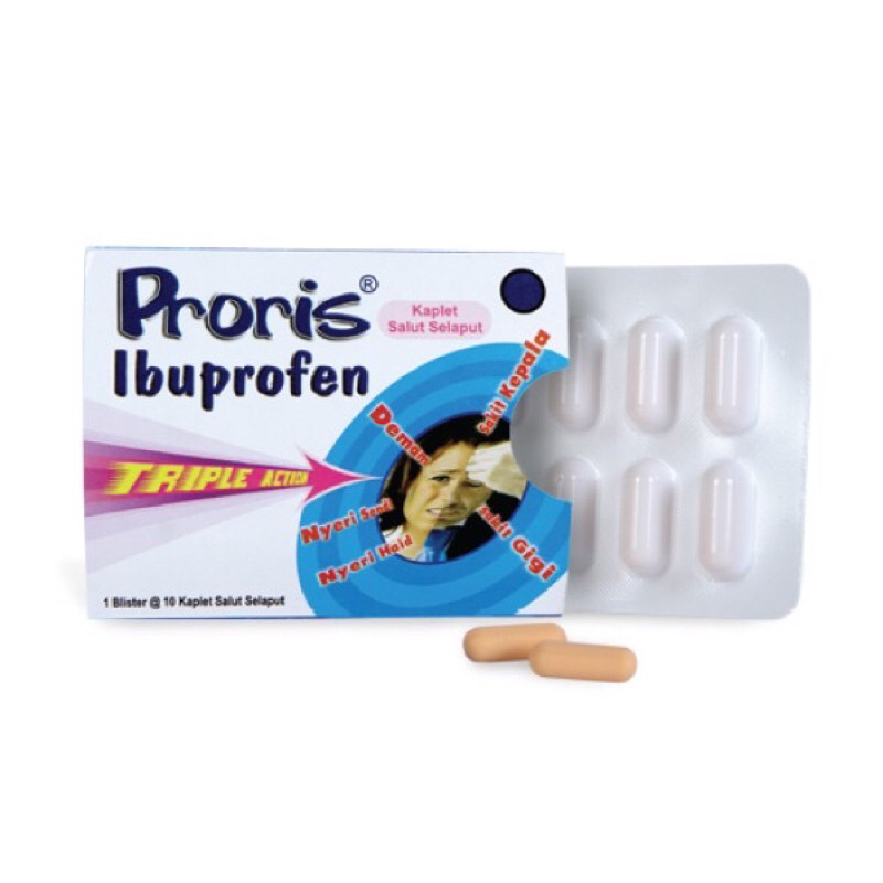 Jual Proris Tablet Triple Action Per Lembar isi 10 Tablet - Proris ...