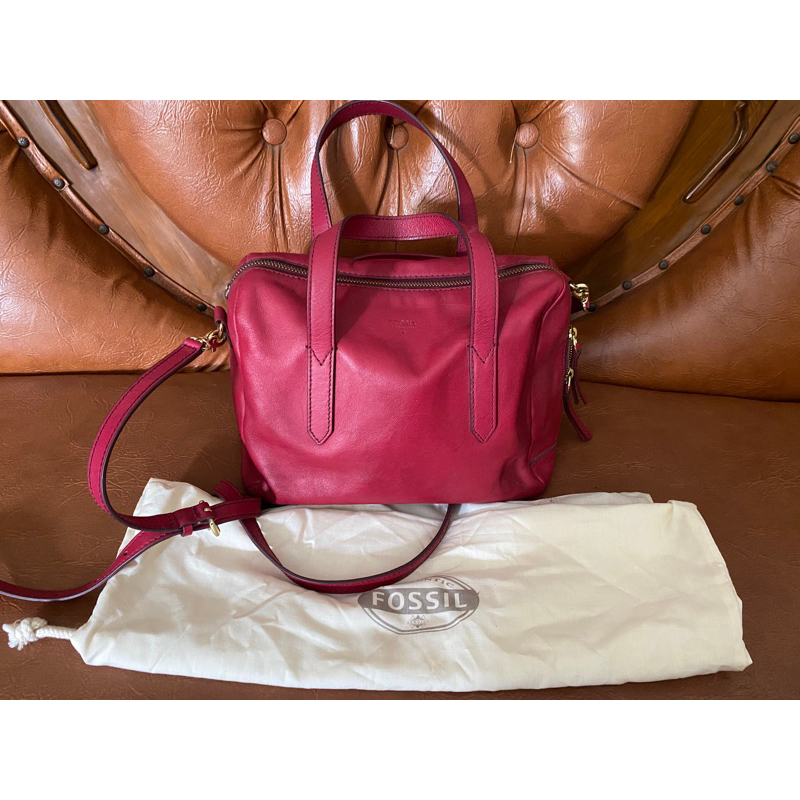 Fossil sydney satchel online cabernet