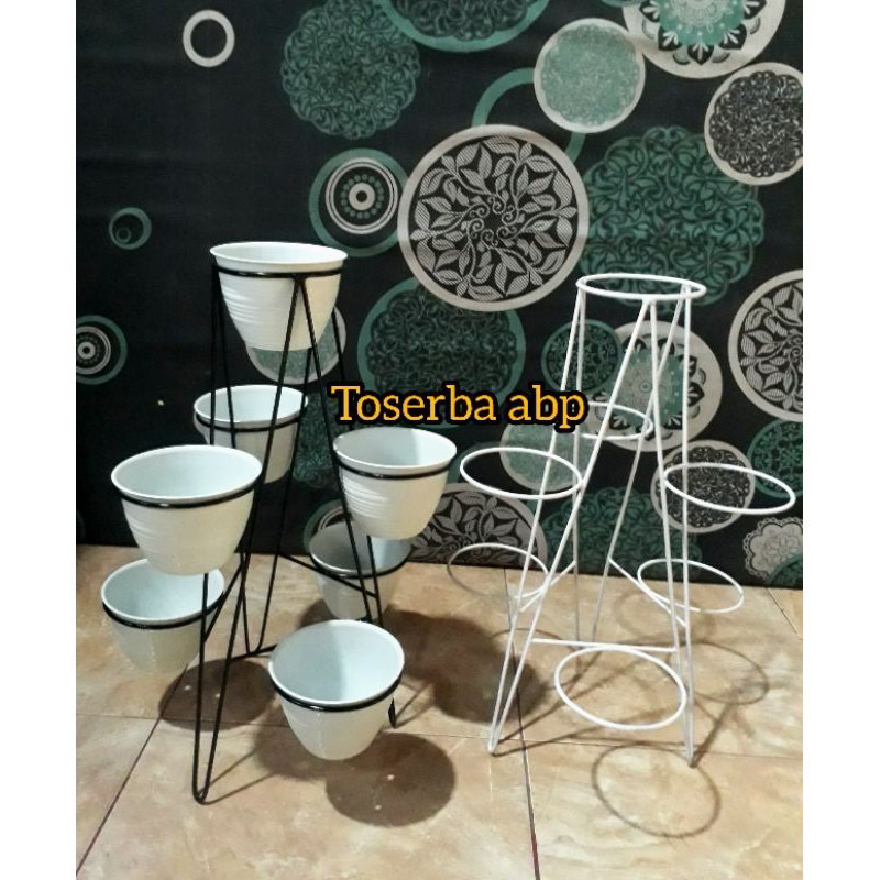 Jual Standing Pot Susun Rak Bunga Pot Bunga Besi Sni Mm Shopee Indonesia