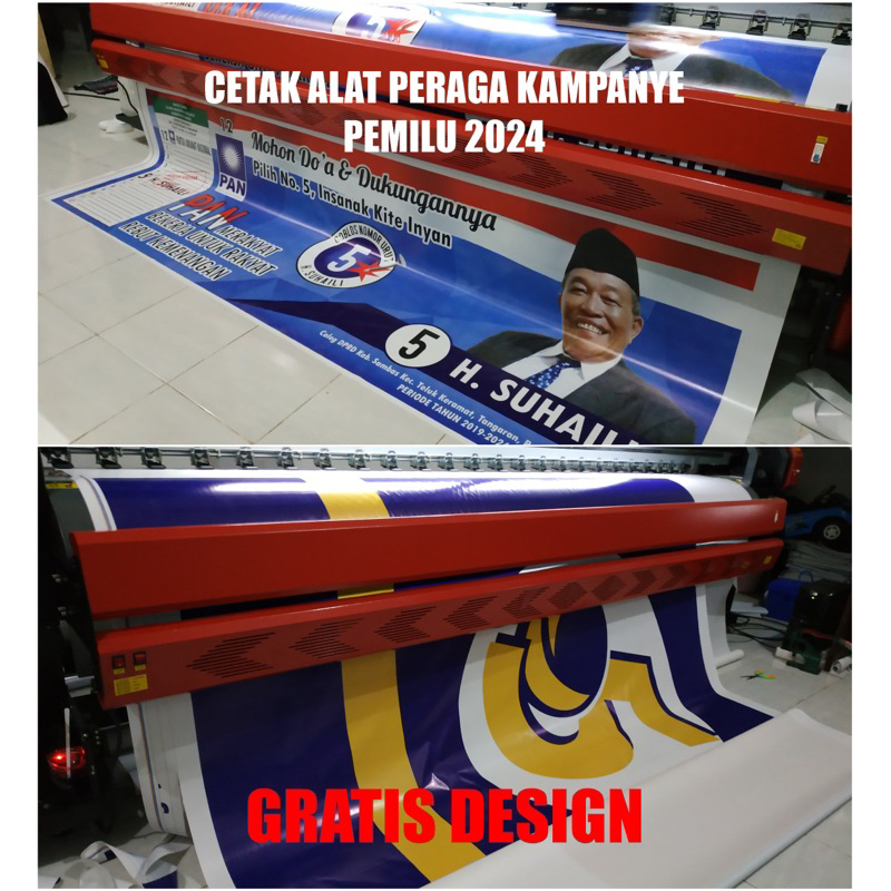 Jual Spanduk Caleg Spanduk Pemilu Banner Caleg Shopee