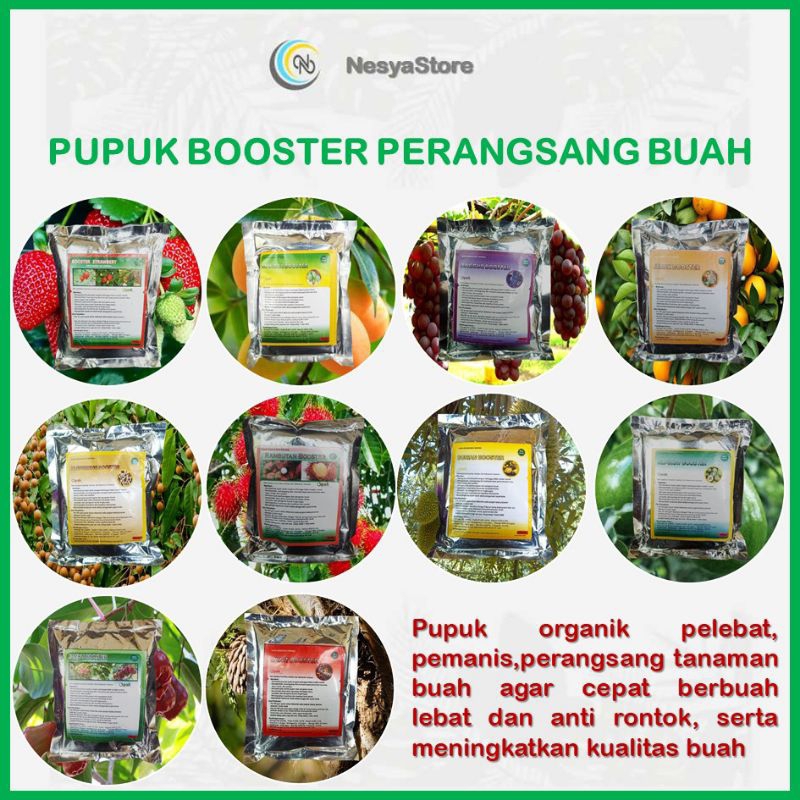 Jual Pupuk Booster Perangsang Buah Anti Rontok Kelengkeng Jeruk Jambu ...