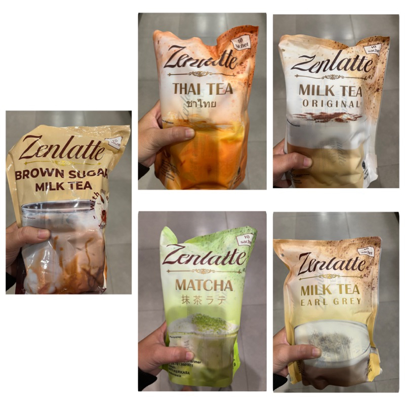 Jual ZENLATTE Minuman Susu Rasa MILK TEA (Original dan Earl Grey ...
