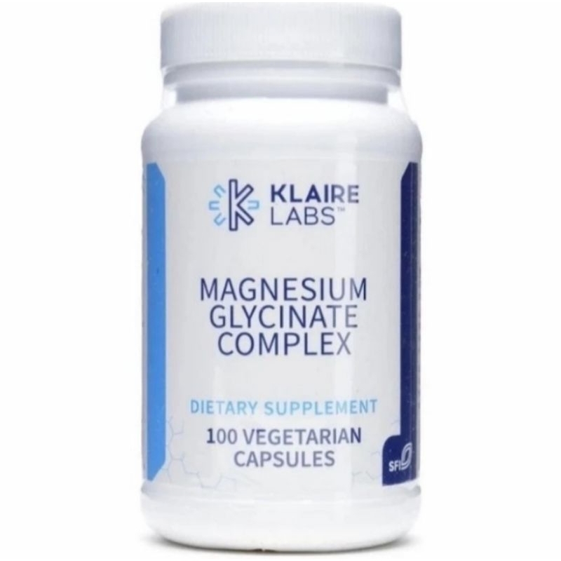 Jual Klaire Labs Magnesium Glycinate Complex 100 Vege Capsules Shopee