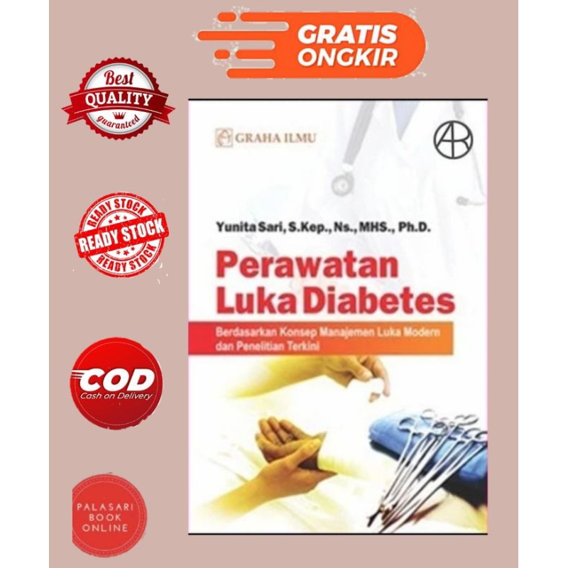 Jual Buku Perawatan Luka Diabetes Berdasarkan Konsep Manajemen Luka ...