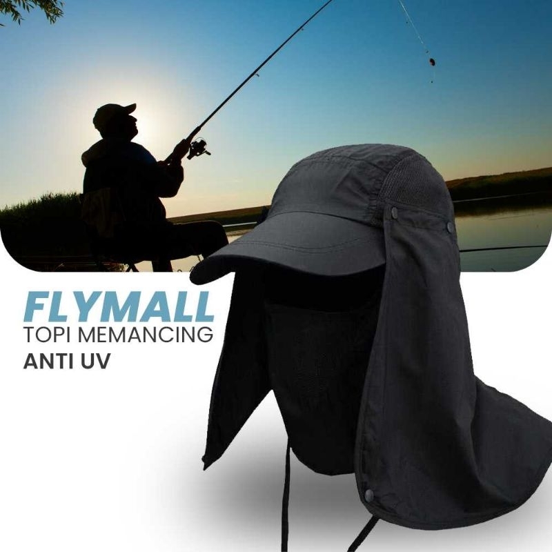 Jual FLYMALL Topi Mancing Outdoor Tentara Jepang Anti Panas UV Matahari ...