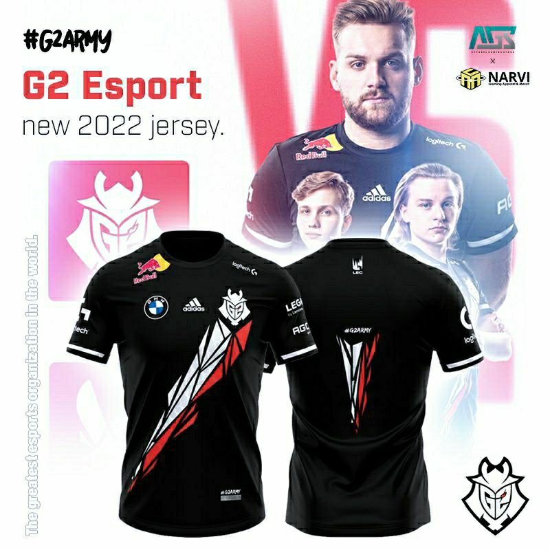 Adidas New G2 Jersey JERSEY G2 WORLDS 2022 TERBARU (gratis Request