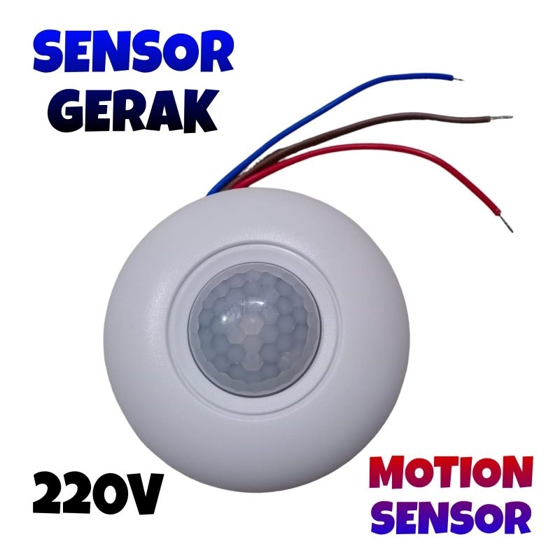 Jual Saklar Lampu Sensor Gerak Pir Switch Otomatis Motion Detector