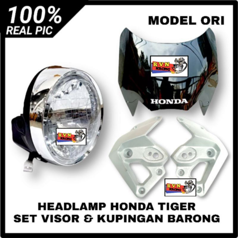 Jual REFLEKTOR LAMPU DEPAN HEADLAMP HONDA TIGER TIREV TIGER REVO SET
