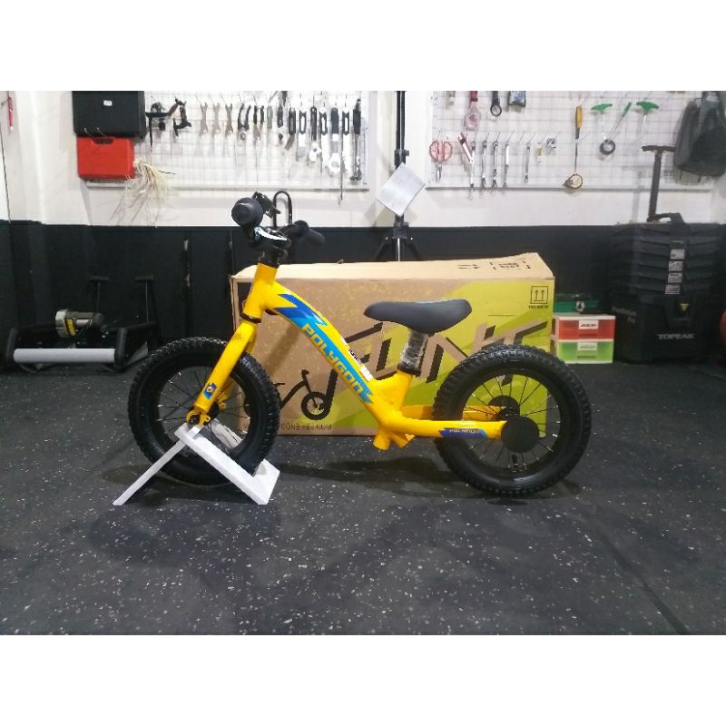Pushbike polygon flint 12 balance bike alloy sepeda