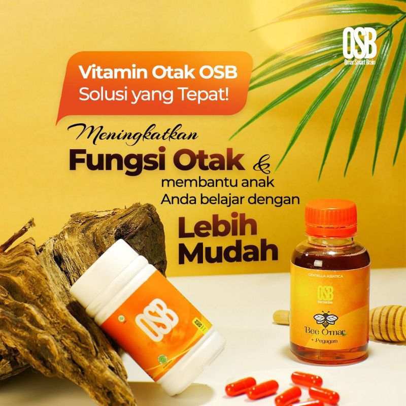 Jual OSB Vitamin Otak Anak Dan Dewasa Omar Smart Brain Kapsul 100% ...