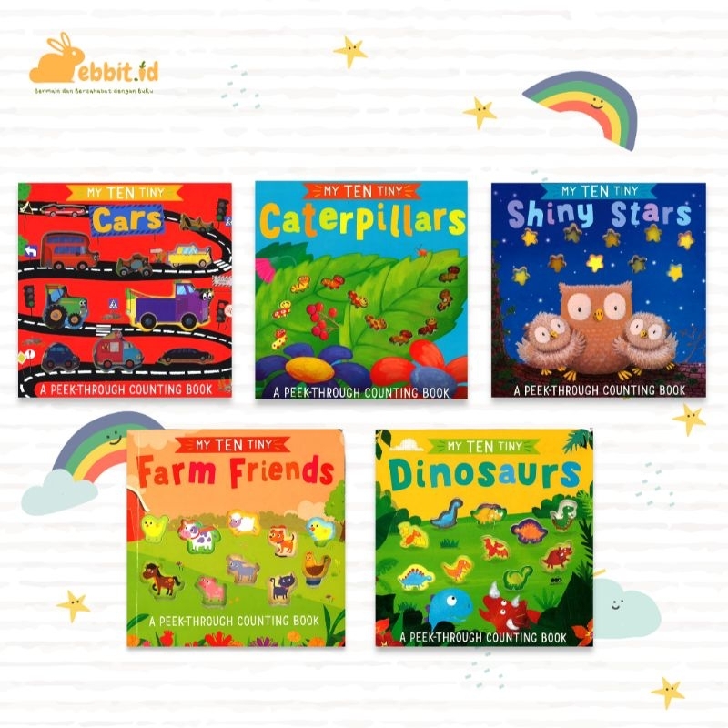 Jual My Ten Tiny : Farm Friends / Cars / Dinosaurs / Shiny Stars ...