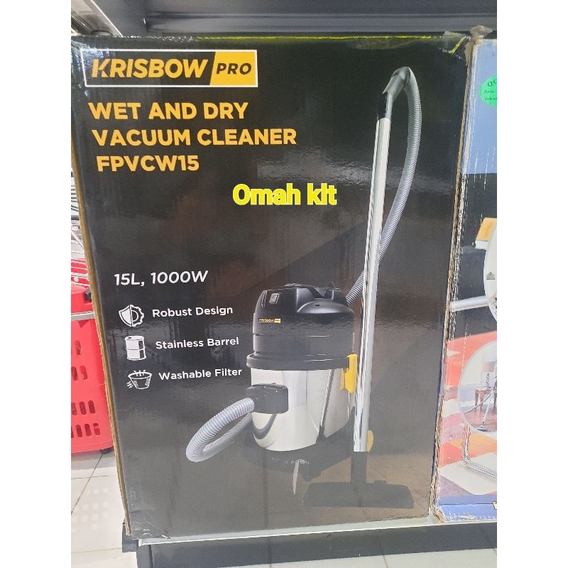 Jual Krisbow Pro Vacuum Cleaner 15l Penghisap Debu Industrial Heavy Duty Shopee Indonesia