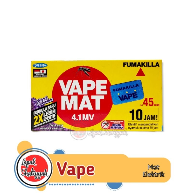 Jual Obat Nyamuk VAPE MAT Elektrik Ampuh Basmi Nyamuk Demam berdarah ...