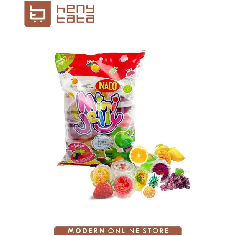 Jual Inaco Jelly Agar Agar With Nata De Coco Kiloan Aneka Rasa Buah 1kg