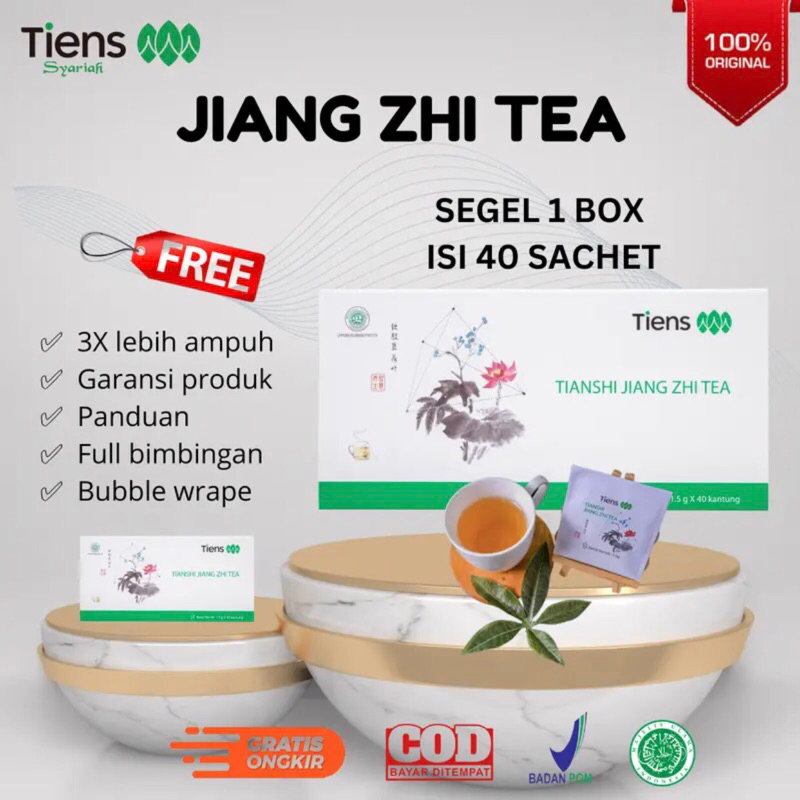 Jual TIENS Teh Pelangsing Badan Original 100% Ampuh BPOM Jiang Zhi Tea ...