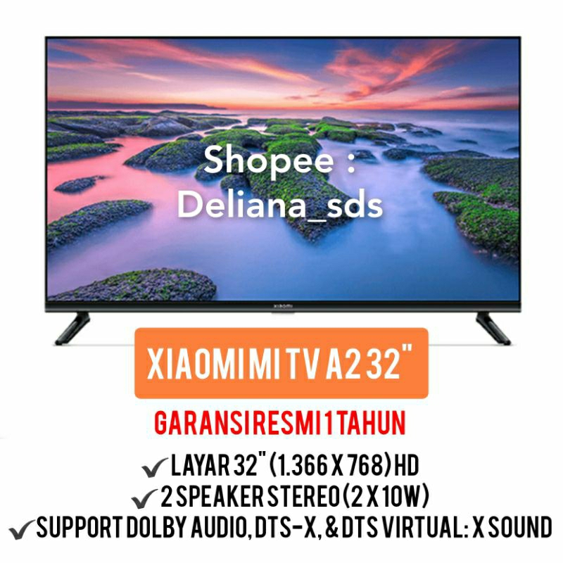 Jual Xiaomi Mi Tv A2 32 Garansi Resmi 1 Tahun Xiaomi Mi Tv A2 32 Inch