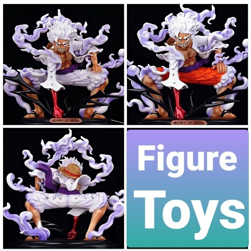 Jual Action Figure one piece monkey d Luffy Gear 5 sun God hand squat ...