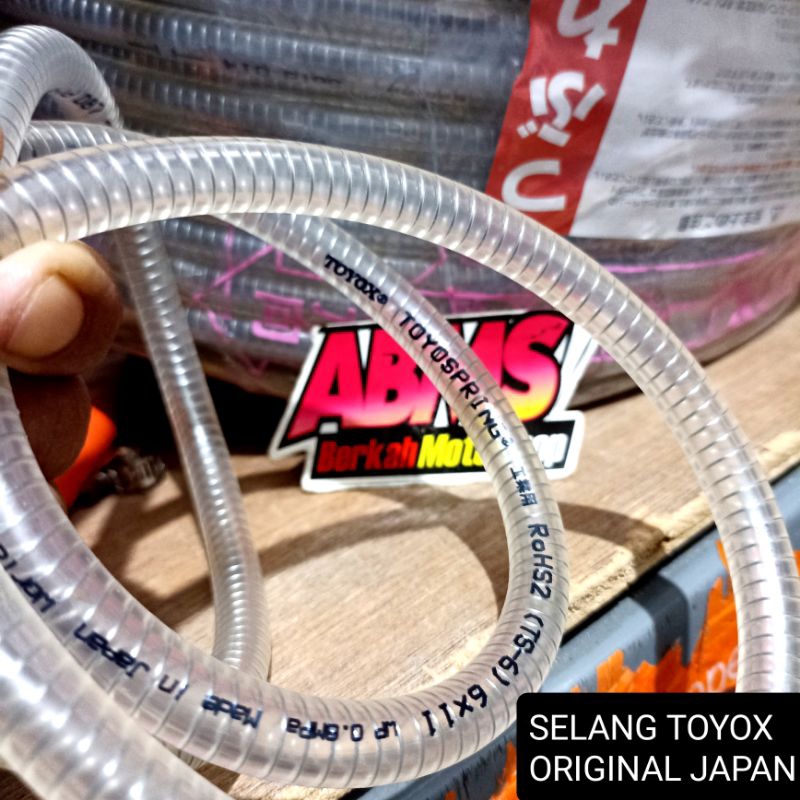 Jual Selang Bensin Transparan Toyox Japan Selang Bensin Racing Lapis