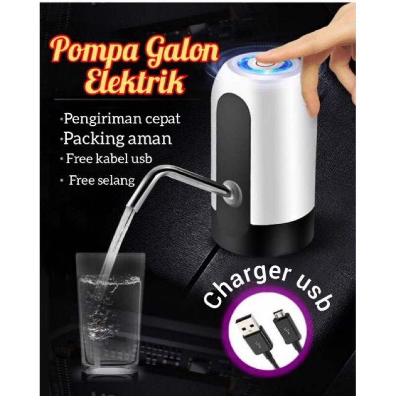 Jual Pompa Pencetan Air Galon Otomatis Electrik Elektrik Dispenser Aqua Galon Shopee Indonesia 2333