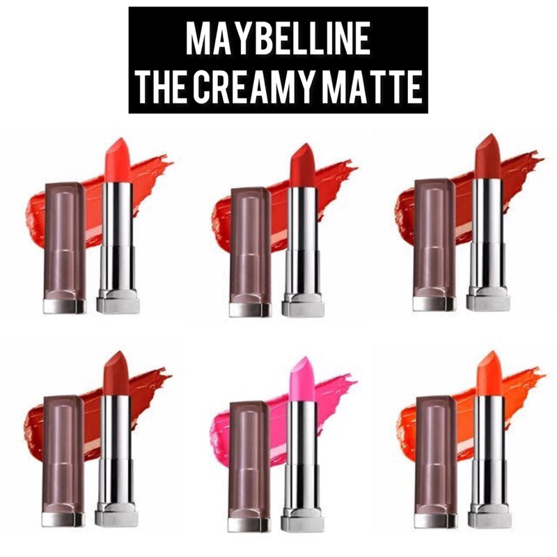 Jual Maybelline Lipstick The Creamy Matte Shopee Indonesia