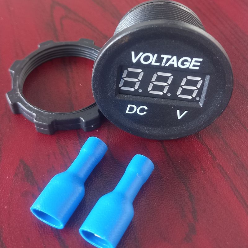 Jual Volt Meter Dc Bulat Voltmeter Shopee Indonesia