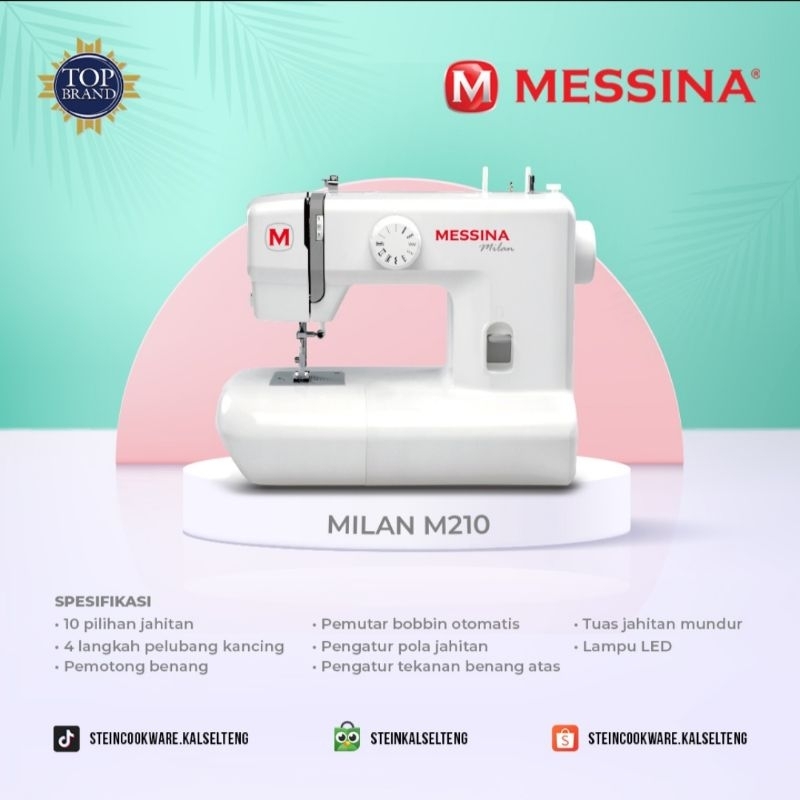 Jual MESIN JAHIT MESSINA SINGER M210 MILAN | Shopee Indonesia