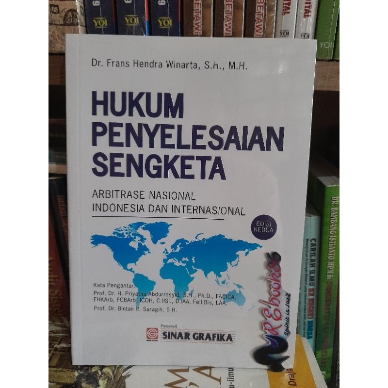 Jual Hukum Penyelesaian Sengketa Arbitrase Nasional Indonesia Dan