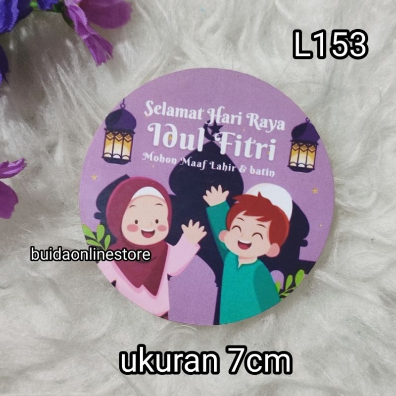 Jual Stiker Sticker Label hangtag Lebaran Selamat Hari Raya Idul Fitri ...