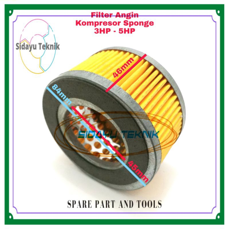 Jual Isi Filter Kompresor Angin 5HP Sponge | Shopee Indonesia