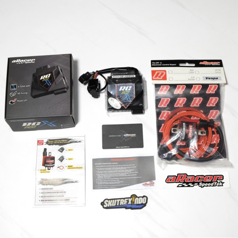 Jual ECU Racing aRacer SpeedTek RC Mini X + Koil Vespa Sprint Prima 3V ...