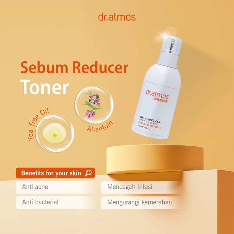 Jual dr. Atmos Sebum Reducer Toner for Acne Skin | Shopee Indonesia