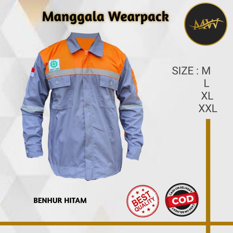 Jual Wearpack Safety Baju Proyek Lengan Panjang Shopee Indonesia