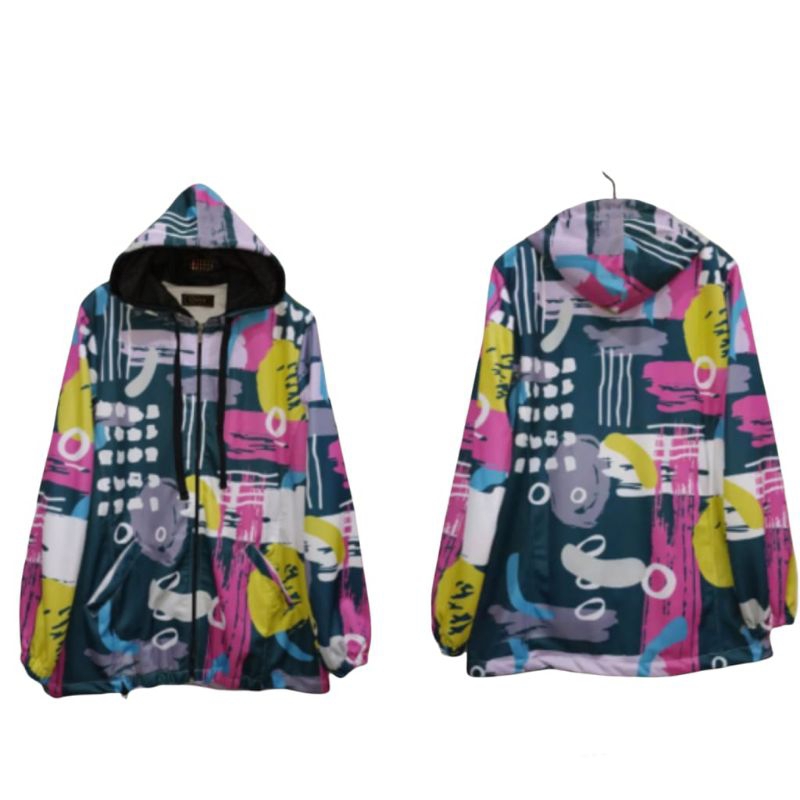 Jual JACKET WANITA MOTIP BUNGA JACKET SEPEDAH WANITA JACKET HOODIE