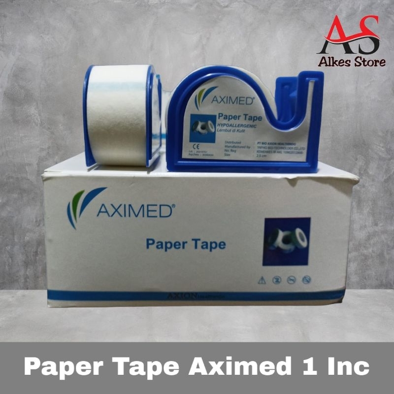 Jual Paper Tape Aximed 2,5cmx9.14cm Plester Tape Aximed 1Inc Micropore ...